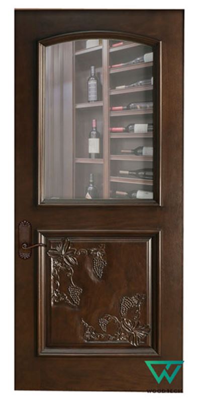 CỬA GỖ ÓC CHÓ TỰ NHIÊN WT-0004