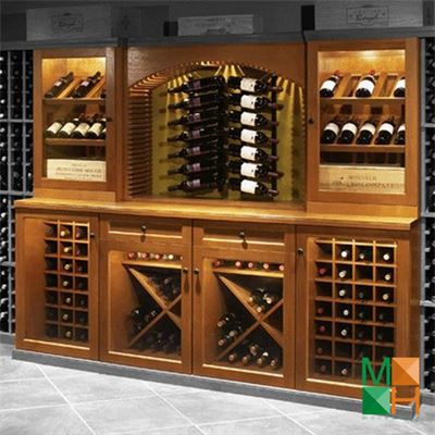 KỆ RƯỢU GỖ TRANG TRÍ - KRTT012