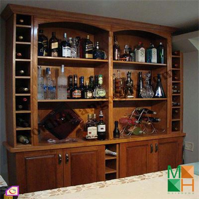KỆ RƯỢU GỖ TRANG TRÍ - KRTT010